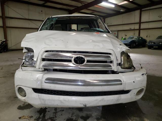 5TBRU34136S484230 - 2006 TOYOTA TUNDRA ACCESS CAB SR5 WHITE photo 5