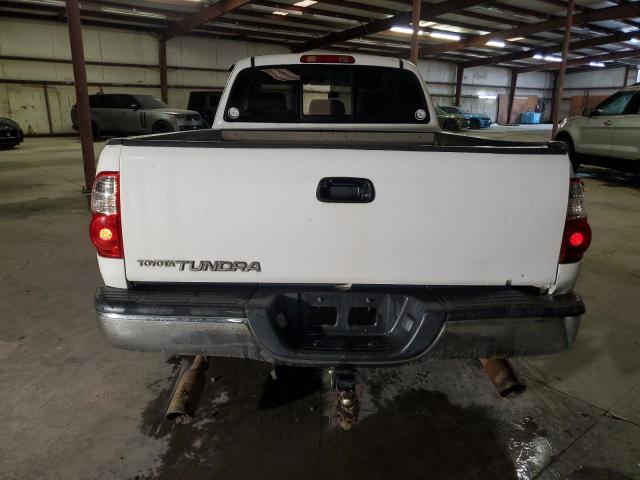 5TBRU34136S484230 - 2006 TOYOTA TUNDRA ACCESS CAB SR5 WHITE photo 6