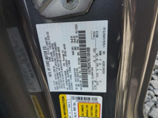 1FATP8UH7N5100488 - 2022 FORD MUSTANG 灰色 照片 13