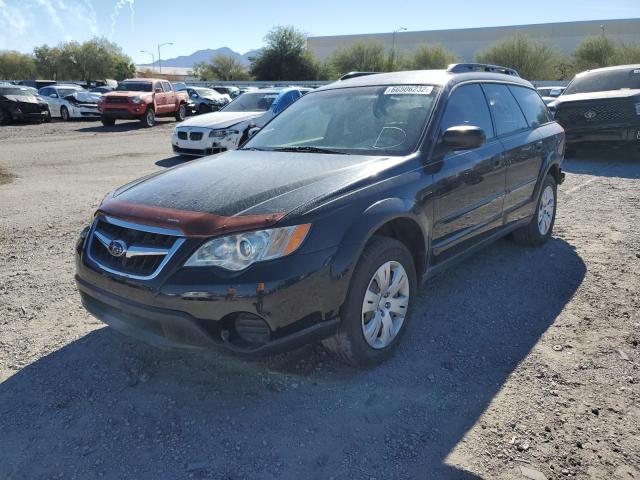 4S4BP60C587315151 - 2008 SUBARU OUTBACK BLACK photo 2