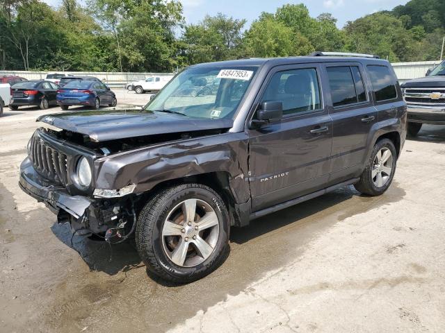 1C4NJRFB9HD168594 - 2017 JEEP PATRIOT LATITUDE GRAY photo 1