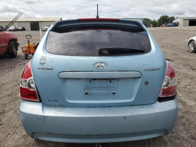 KMHCM3AC5AU170436 - 2010 HYUNDAI ACCENT BLUE BLUE photo 6