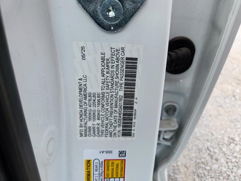 19UDE4H6XSA017602 - 2025 ACURA INTEGRA A-SPEC TECH WHITE photo 12