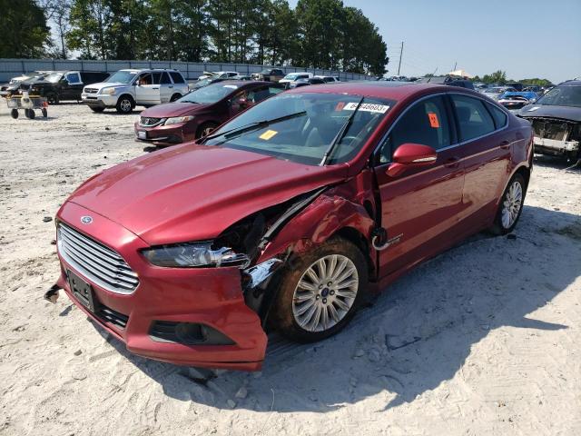 3FA6P0PU9GR289149 - 2016 FORD FUSION SE PHEV RED photo 1