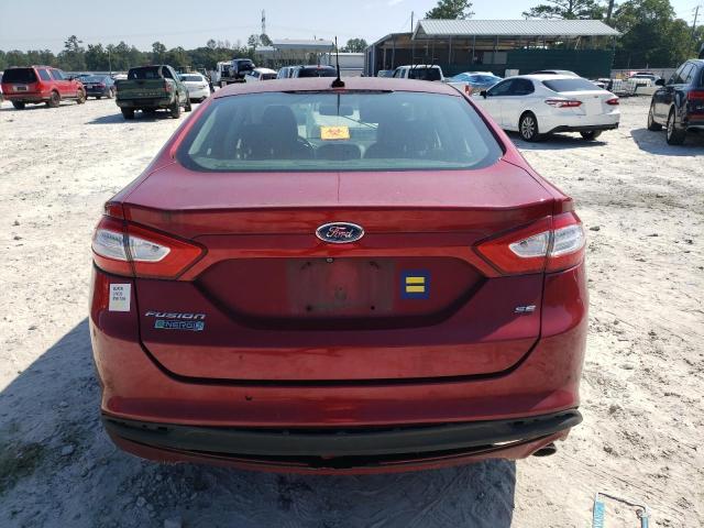 3FA6P0PU9GR289149 - 2016 FORD FUSION SE PHEV RED photo 6