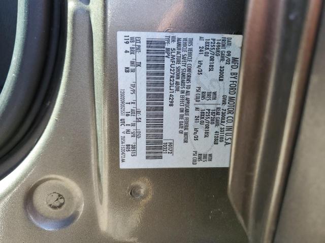 5LMFU27R23LJ14298 - 2003 LINCOLN NAVIGATOR ბეჟი ფოტო 12