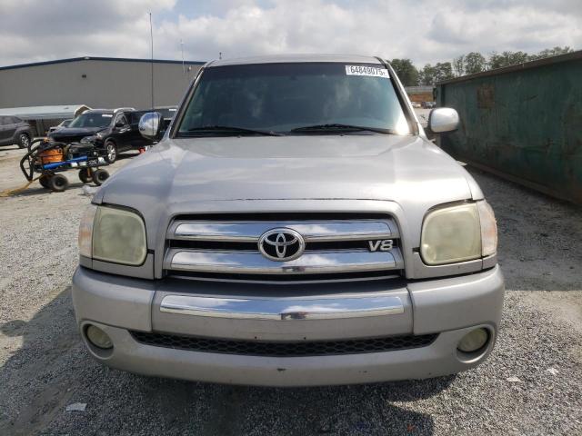 5TBDT44106S546007 - 2006 TOYOTA TUNDRA DOUBLE CAB SR5 SILVER photo 5