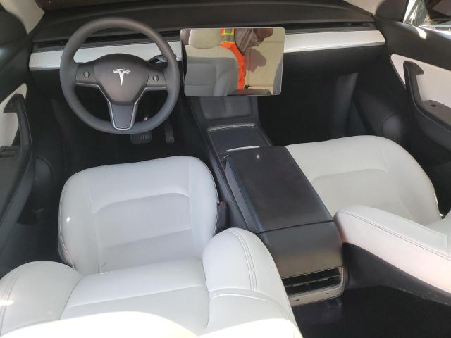 7SAYGAEE3NF337864 - 2022 TESLA MODEL Y WHITE photo 8