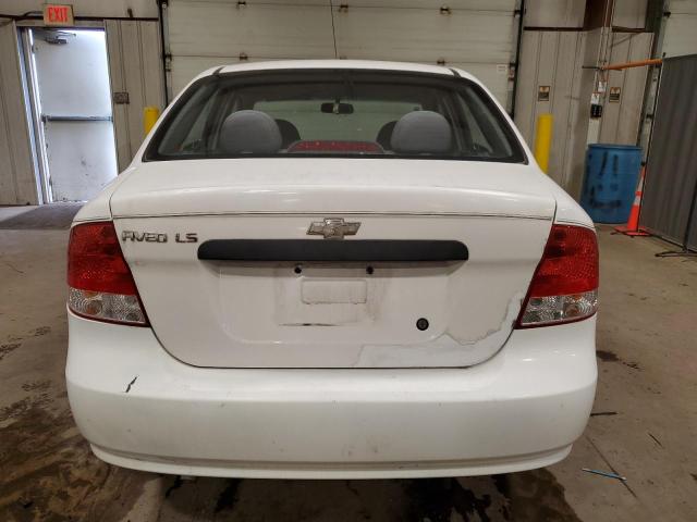 KL1TD56606B541953 - 2006 CHEVROLET AVEO BASE Ağ foto 6