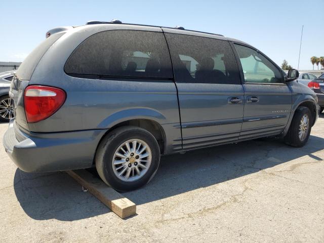 2C8GT64L91R285283 - 2001 CHRYSLER TOWN & COU LIMITED BLUE photo 3