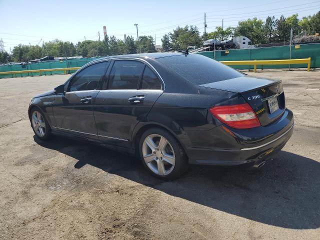 WDDGF8BB1BR157602 - 2011 MERCEDES-BENZ C 300 4MATIC BLACK photo 2