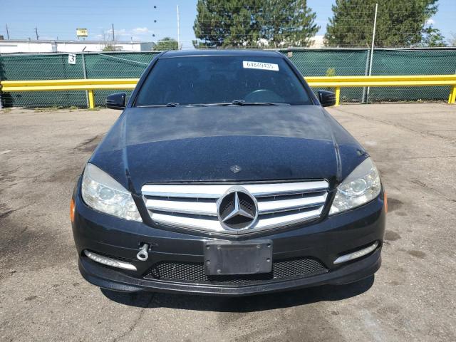 WDDGF8BB1BR157602 - 2011 MERCEDES-BENZ C 300 4MATIC BLACK photo 5