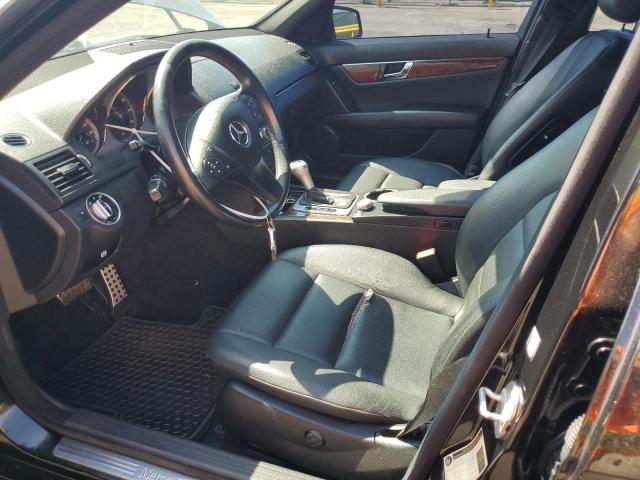 WDDGF8BB1BR157602 - 2011 MERCEDES-BENZ C 300 4MATIC BLACK photo 7
