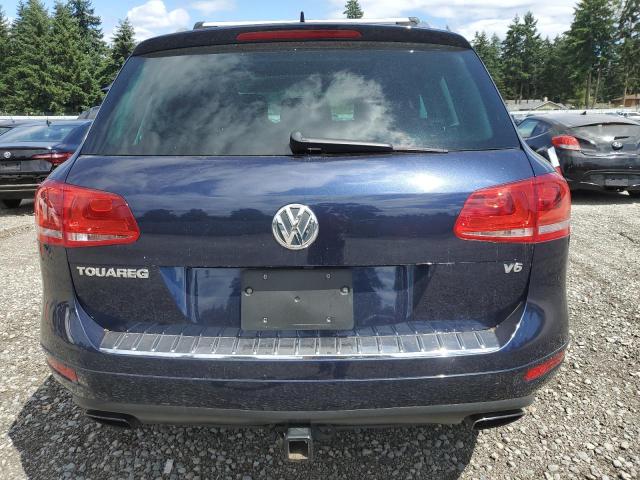 WVGFF9BP3BD002341 - 2011 VOLKSWAGEN TOUAREG V6 BLUE photo 6