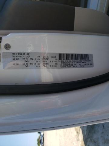 2C4RC1BG7JR185864 - 2018 CHRYSLER PACIFICA TOURING L WHITE photo 10