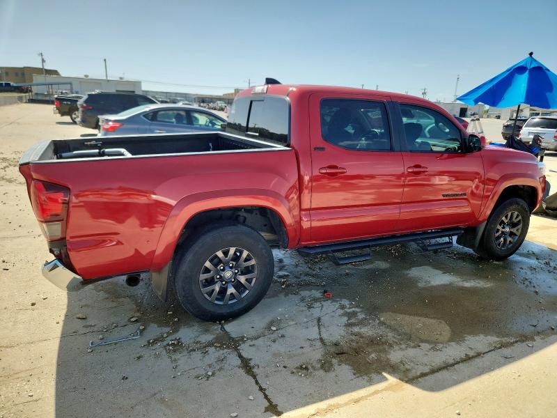 3TMAZ5CN4NM184846 - 2022 TOYOTA TACOMA DOUBLE CAB RED photo 3