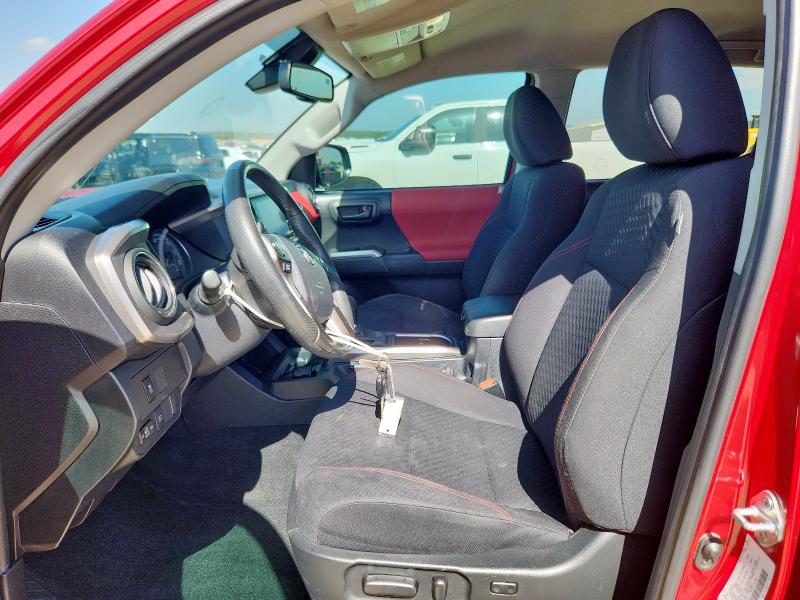 3TMAZ5CN4NM184846 - 2022 TOYOTA TACOMA DOUBLE CAB RED photo 7