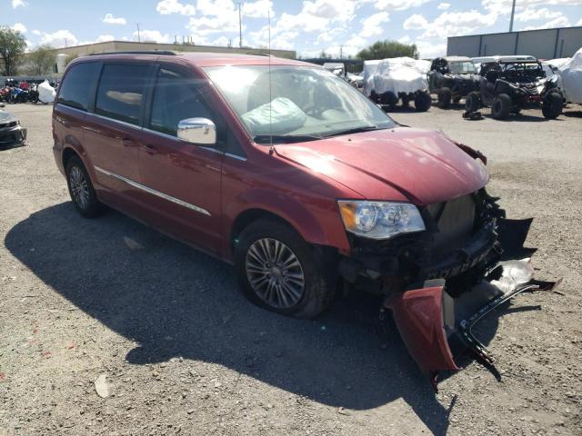 2C4RC1CG2DR571028 - 2013 CHRYSLER TOWN & COU TOURING L RED photo 4