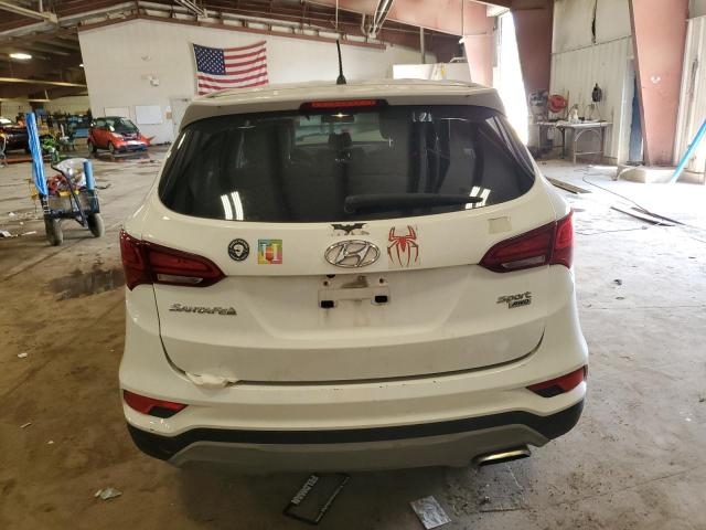 5NMZTDLB0JH107232 - 2018 HYUNDAI SANTA FE S WHITE photo 6