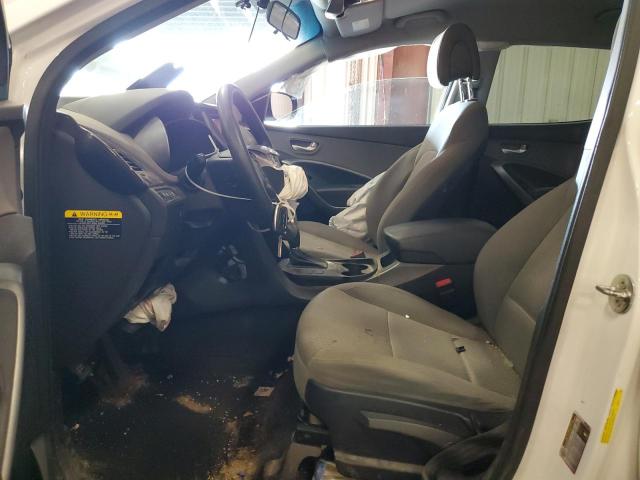 5NMZTDLB0JH107232 - 2018 HYUNDAI SANTA FE S WHITE photo 7