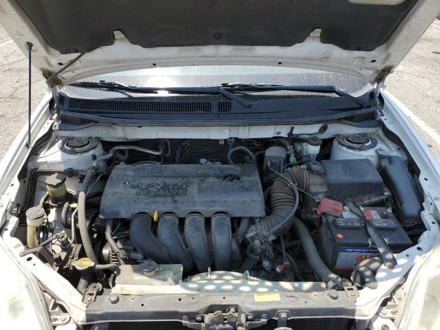 2T1KR32E93C138834 - 2003 TOYOTA COROLLA MA XR WHITE photo 11