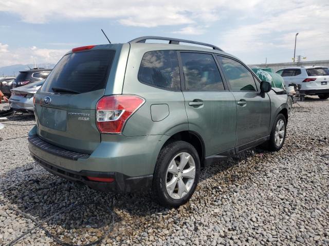 JF2SJABC7FH577932 - 2015 SUBARU FORESTER 2.5I GREEN photo 3