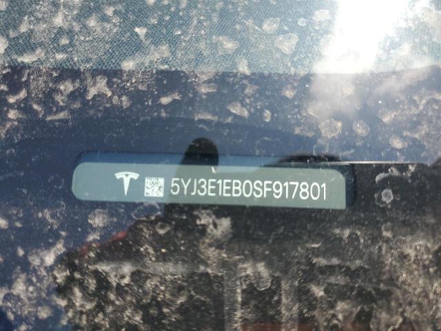 5YJ3E1EB0SF917801 - 2025 TESLA MODEL 3 GRAY photo 13