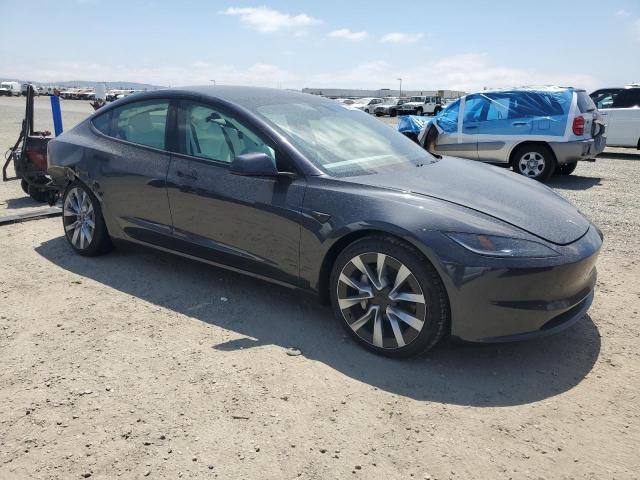 5YJ3E1EB0SF917801 - 2025 TESLA MODEL 3 GRAY photo 4