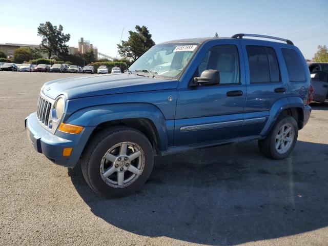 1J4GL58K86W231592 - 2006 JEEP LIBERTY LIMITED BLUE photo 1