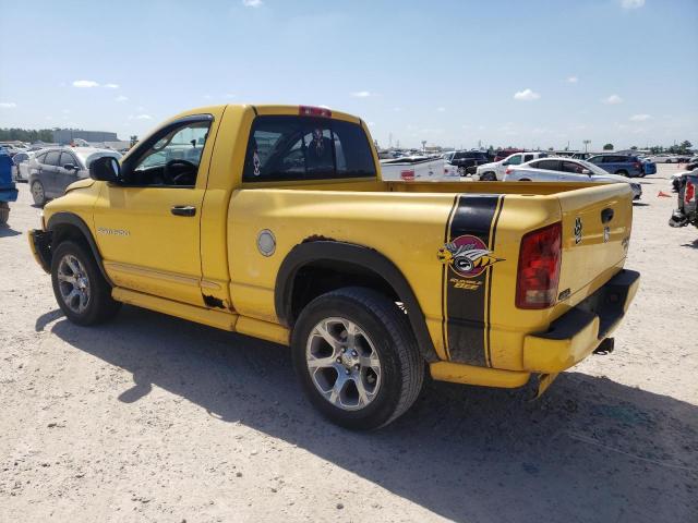 1D7HU16D65J518791 - 2005 DODGE RAM 1500 ST YELLOW photo 2