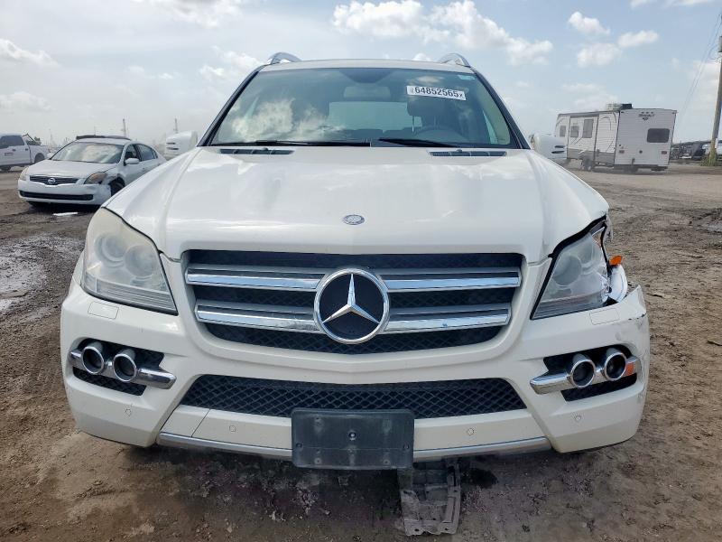 4JGBF7BE5BA645888 - 2011 MERCEDES-BENZ GL 450 4MATIC WHITE photo 5