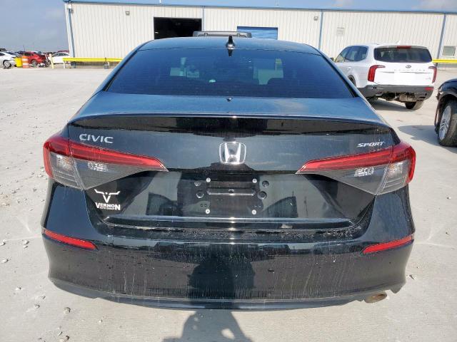 2HGFE2F52NH610299 - 2022 HONDA CIVIC SPORT BLACK photo 6