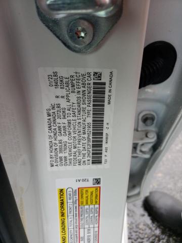 2HGFE2F56PH521905 - 2023 HONDA CIVIC SPORT თეთრი ფოტო 12