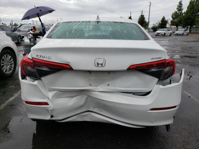 2HGFE2F56PH521905 - 2023 HONDA CIVIC SPORT თეთრი ფოტო 6