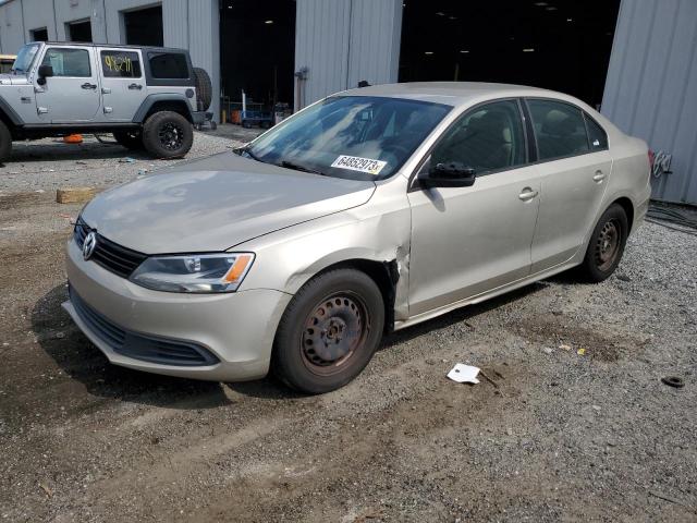3VW2K7AJ0EM223482 - 2014 VOLKSWAGEN JETTA BASE 金色 照片 1