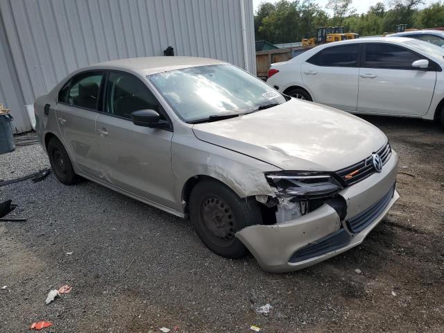 3VW2K7AJ0EM223482 - 2014 VOLKSWAGEN JETTA BASE 金色 照片 4