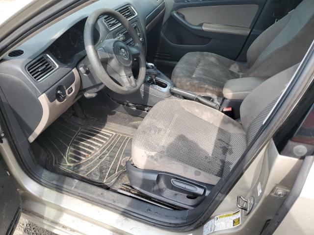 3VW2K7AJ0EM223482 - 2014 VOLKSWAGEN JETTA BASE 金色 照片 7