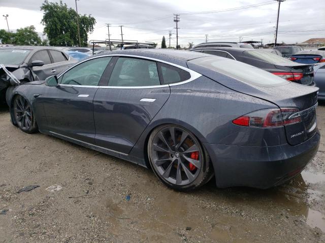 5YJSA1E41JF284412 - 2018 TESLA MODEL S Մոխրագույն լուսանկար 2