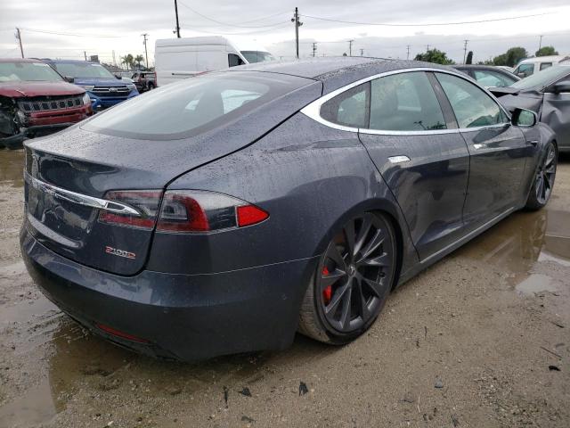 5YJSA1E41JF284412 - 2018 TESLA MODEL S Մոխրագույն լուսանկար 3