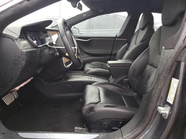5YJSA1E41JF284412 - 2018 TESLA MODEL S Մոխրագույն լուսանկար 7