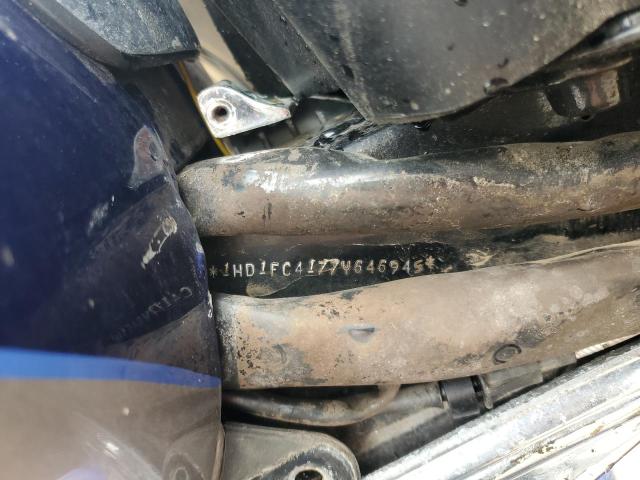 1HD1FC4177Y646945 - 2007 HARLEY-DAVIDSON FLHTCUI BLUE photo 9