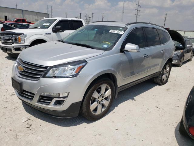 1GNKRJKD4EJ235966 - 2014 CHEVROLET TRAVERSE LTZ SILVER photo 1