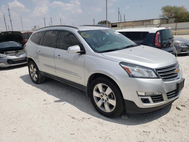 1GNKRJKD4EJ235966 - 2014 CHEVROLET TRAVERSE LTZ SILVER photo 4