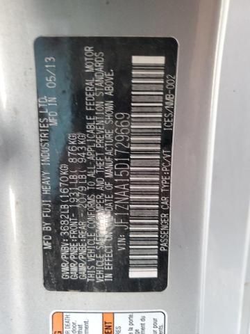 JF1ZNAA15D1729669 - 2013 TOYOTA SCION FR-S 银色 照片 12