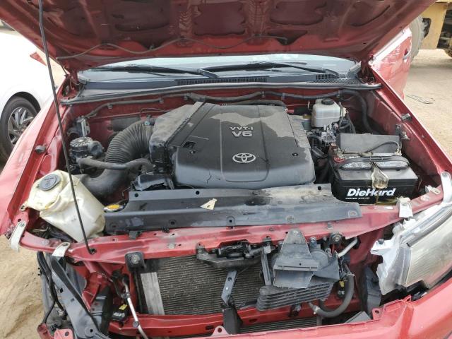 5TFLU4ENXCX042622 - 2012 TOYOTA TACOMA DOUBLE CAB RED photo 11