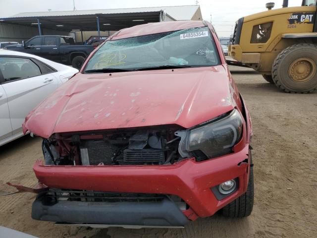 5TFLU4ENXCX042622 - 2012 TOYOTA TACOMA DOUBLE CAB RED photo 5