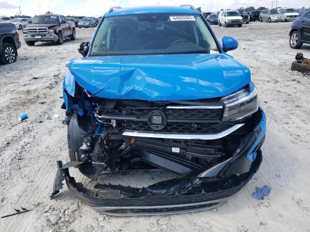 3VVSX7B26PM335221 - 2023 VOLKSWAGEN TAOS SE BLUE photo 5