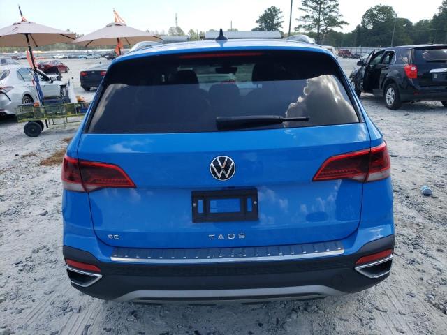 3VVSX7B26PM335221 - 2023 VOLKSWAGEN TAOS SE BLUE photo 6