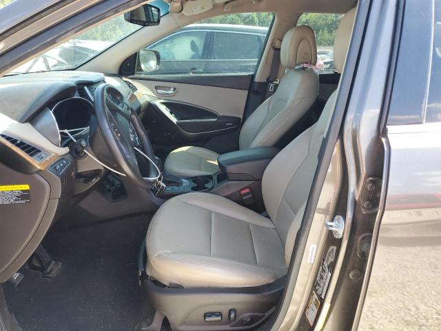 5XYZU3LA3EG187589 - 2014 HYUNDAI SANTA FE S Gris photo 7
