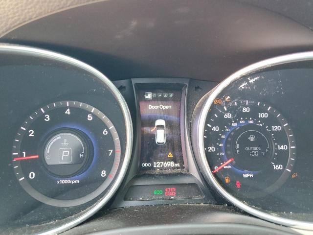 5XYZU3LA3EG187589 - 2014 HYUNDAI SANTA FE S Gris photo 9